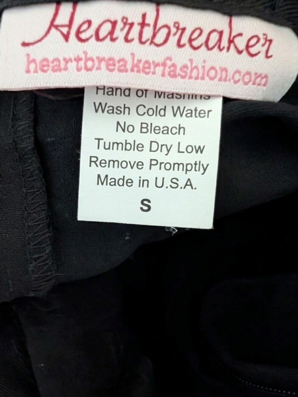 Heartbreaker Fashion Black Belted High Waisted Pencil Skirt Small - Picture 5 of 6